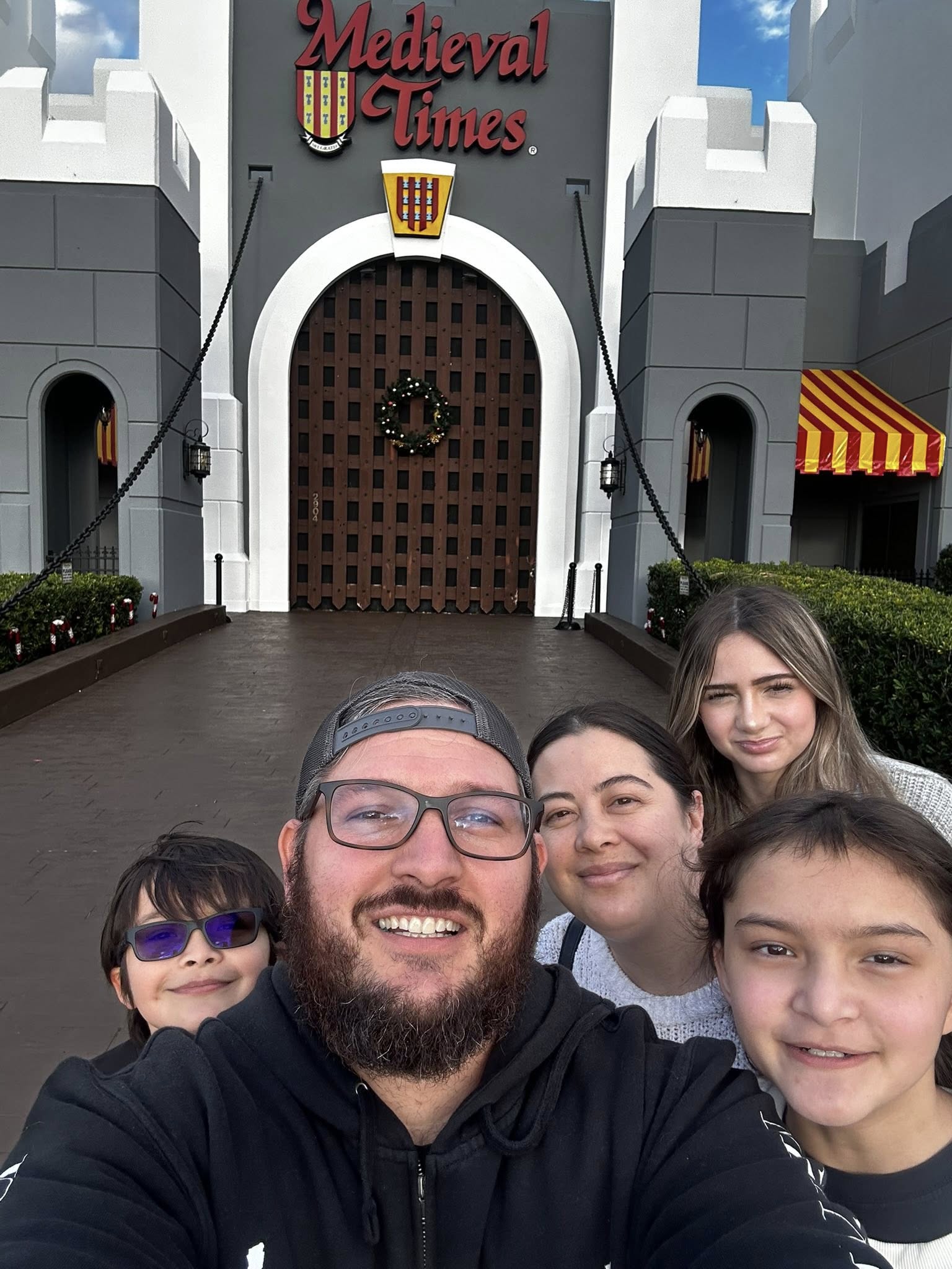Dave Bayles with his family