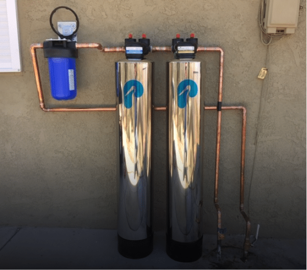 Water filtration plumbing equipment installed for a Spartanburg property