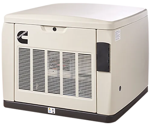 13 kW Cummins QuietConnect air cooled standby generator